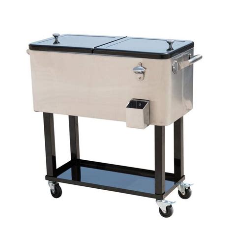 stainless steel ice box for sale|stainless steel rolling ice chest.